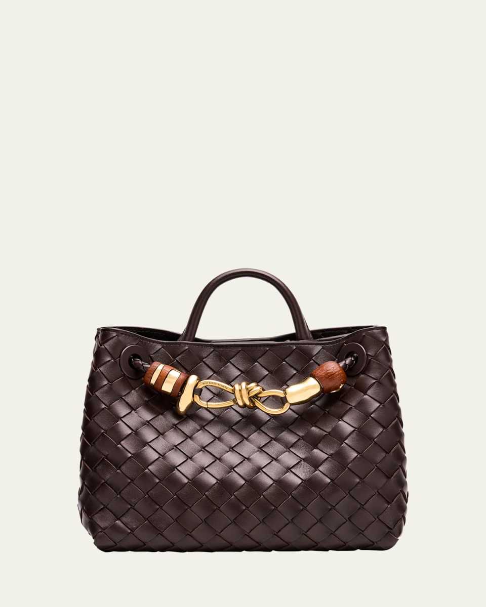 Andiamo Small Leather Top-handle Bag